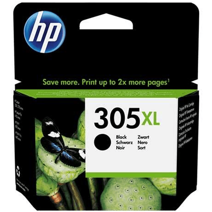 HP 305XL Negro Cartucho de Tinta Original - 3YM62AE 1