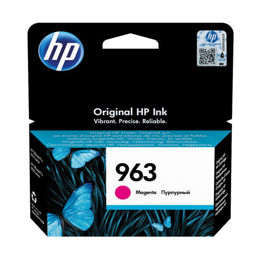 HP 963 Magenta Cartucho de Tinta Original - 3JA24AE 1