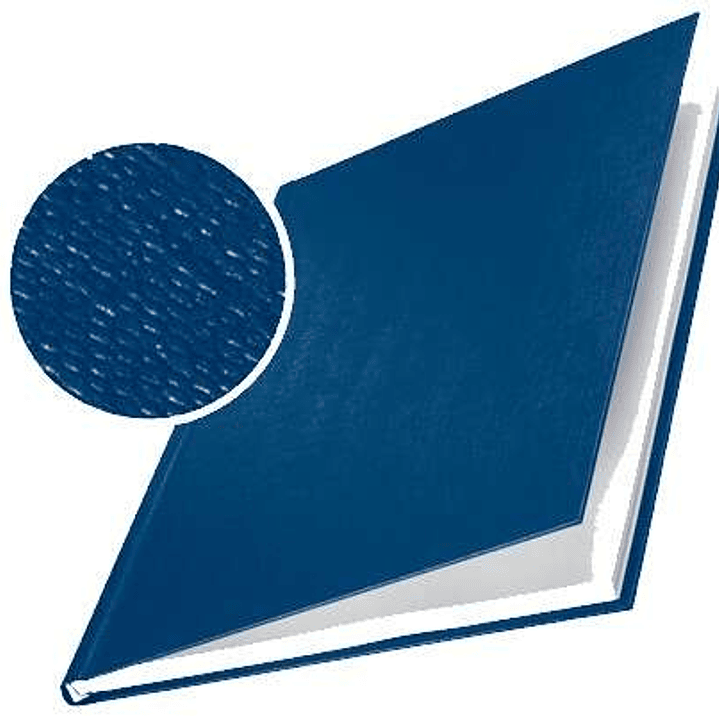 Leitz Pack de 10 Tapas Rigidas Impressbind 3,5mm - Capacidad para 15-35 Hojas A4 - Encuadernacion de Alta Calidad - Superficie de Lino Lacada - Papel  1