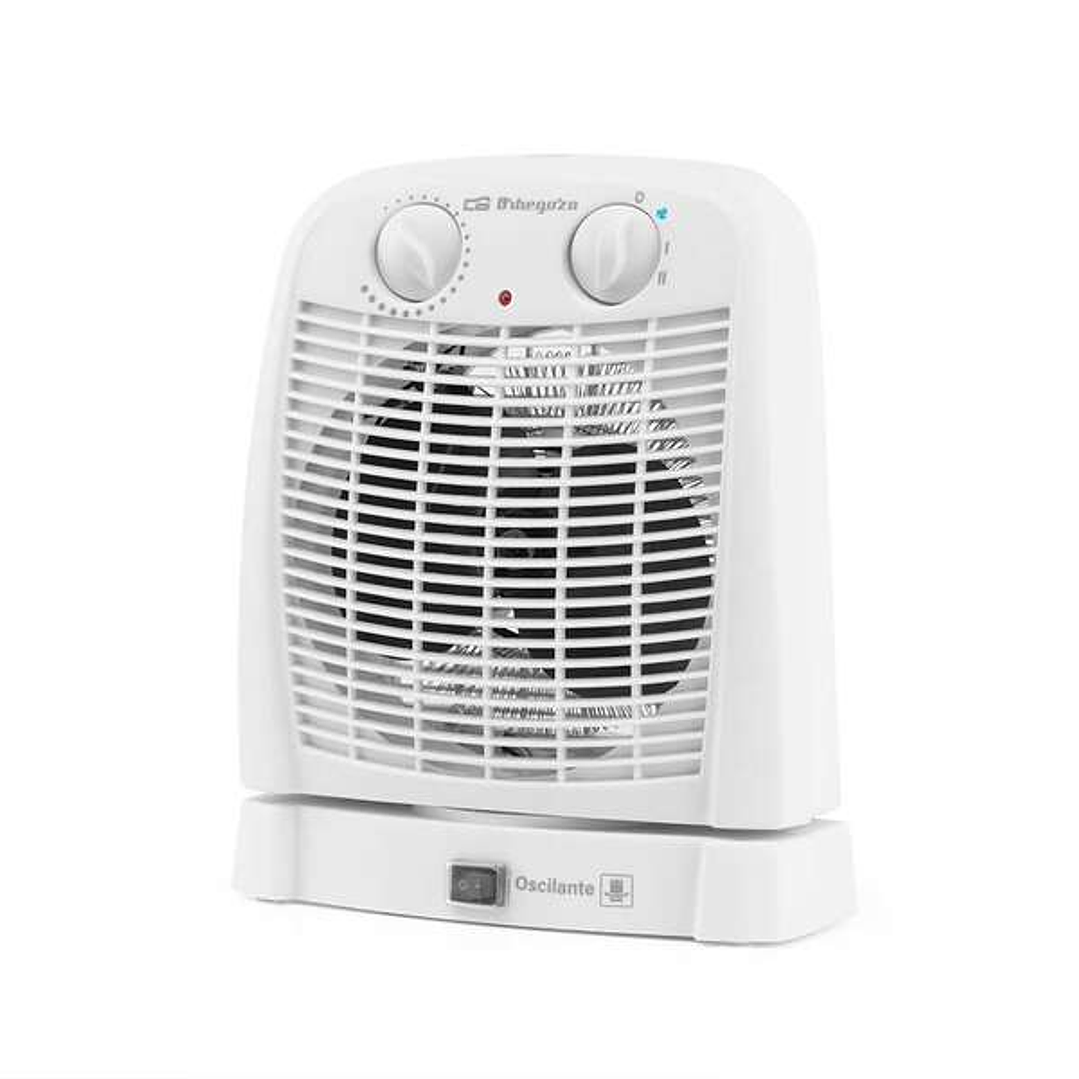 Orbegozo FH 7001 Calefactor Baño IP-21 - Potencia 2000W - 2 Niveles Calefaccion - Modo Ventilador - Termostato Ajustable - Seguridad Sobrecalentamient 1