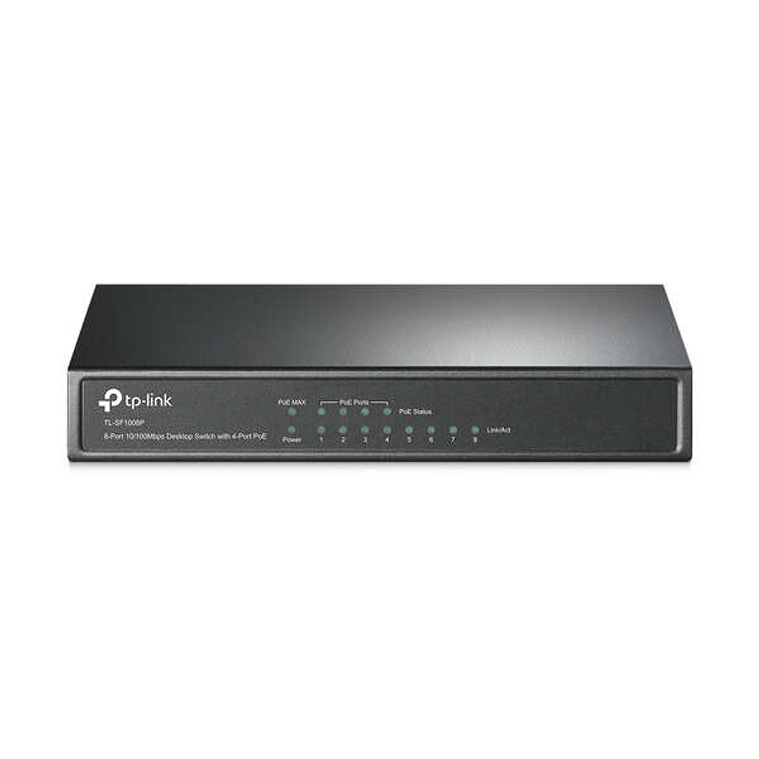 TP-Link Switch PoE de Sobremesa con 8 Puertos a 10/100 Mbps 1