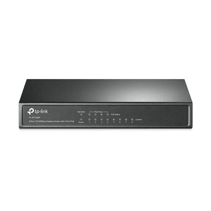 TP-Link Switch PoE de Sobremesa con 8 Puertos a 10/100 Mbps 1