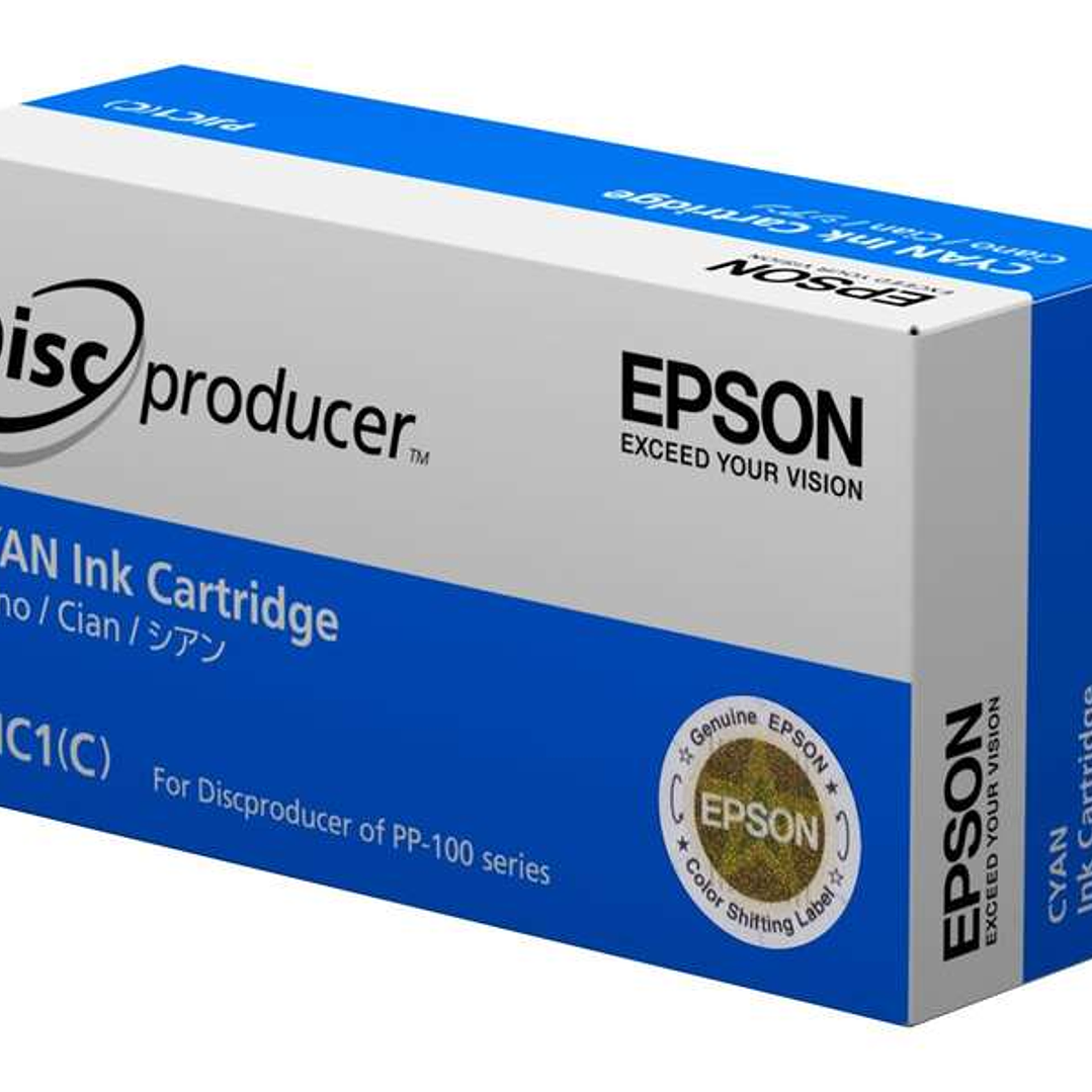 Epson PJIC1/PJIC7 Cyan Cartucho de Tinta Original - C13S020688/C13S020447 1