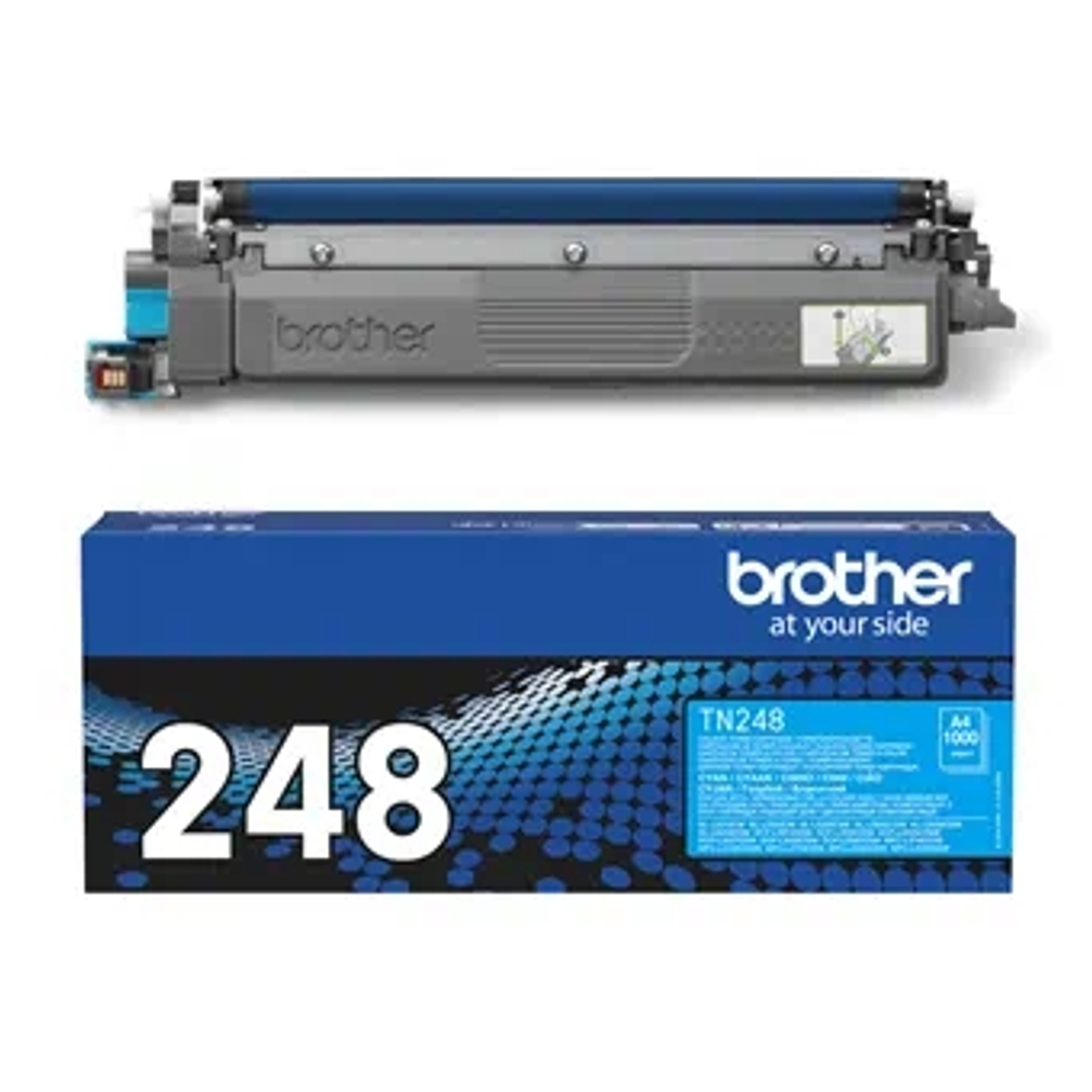 Brother TN248 Cyan Cartucho de Toner Original - TN248C 1