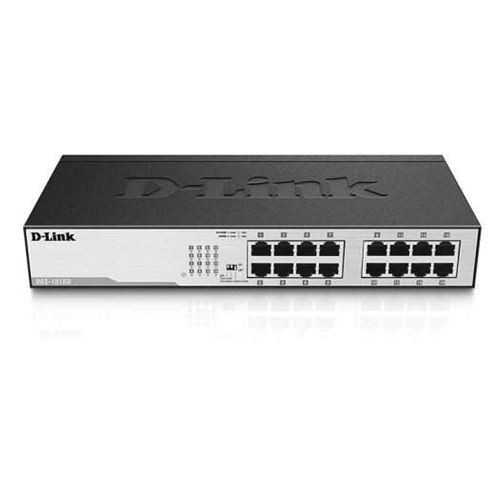 D-Link Switch 16 Puertos Gigabit 10/100/1000 Mbps 1