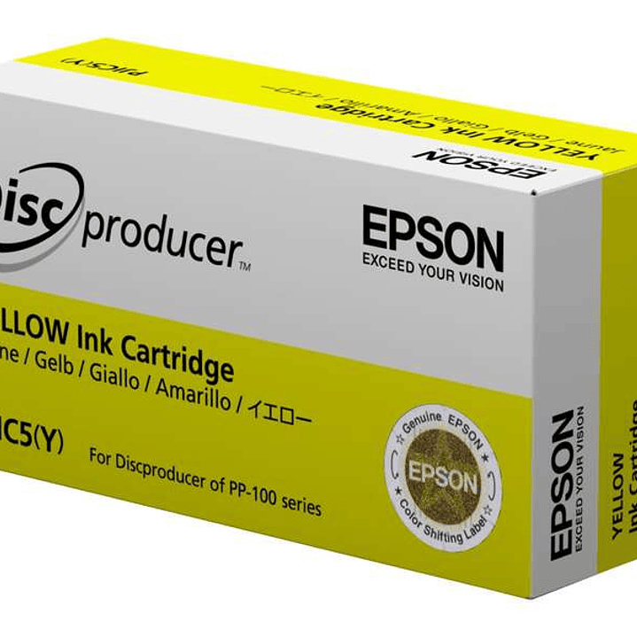 Epson PJIC5/PJIC7 Amarillo Cartucho de Tinta Original - C13S020692/C13S020451 1