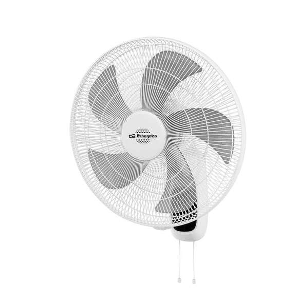 Orbegozo WF 0146 Ventilador de Pared - Potente Motor de 60W - Cabezal Inclinable y Movimiento Oscilante - Diametro de 45cm y 3 Velocidades de Ventilac 1