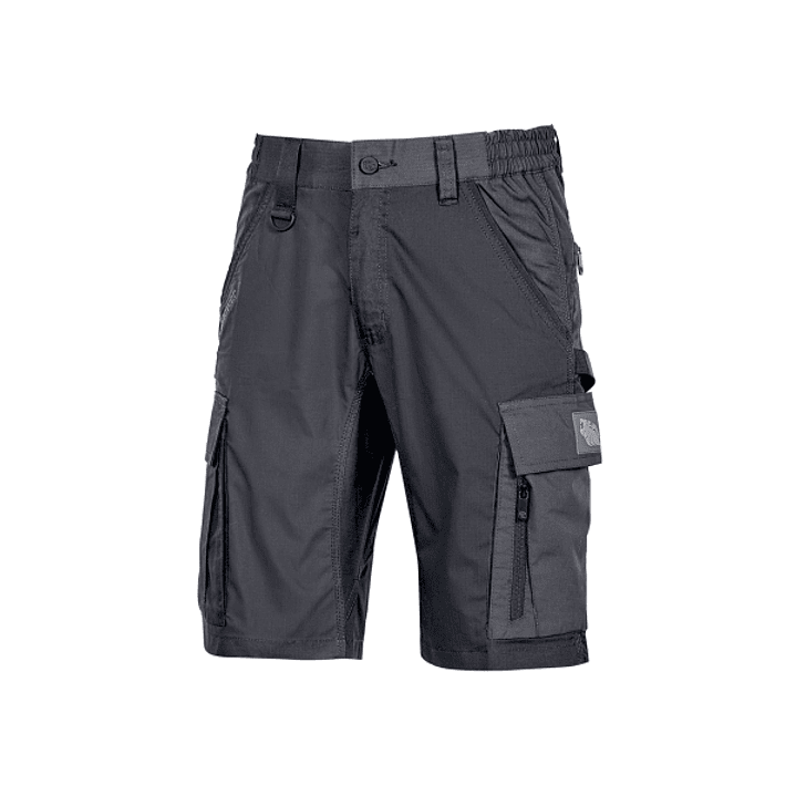 Upower Solaris Bermudas Cargo Funcionales - Talla 2XL - Tejido Ripstop Elastico, Multibolsillos, Detalles Reflectantes, Proteccion Lumbar, Cierre Anti 1