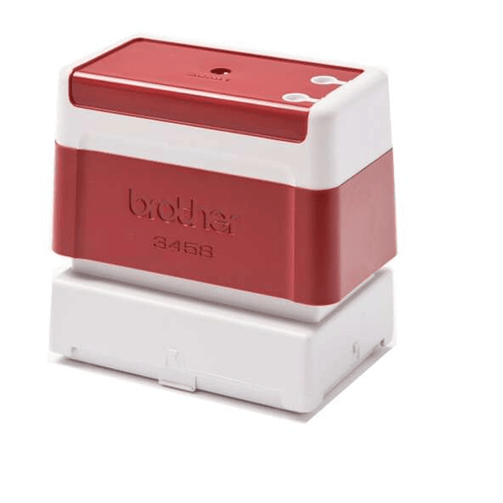 Brother PR3458R6P Pack de 6 Monturas de Sellos Originales - 34x58mm - Color Rojo 1