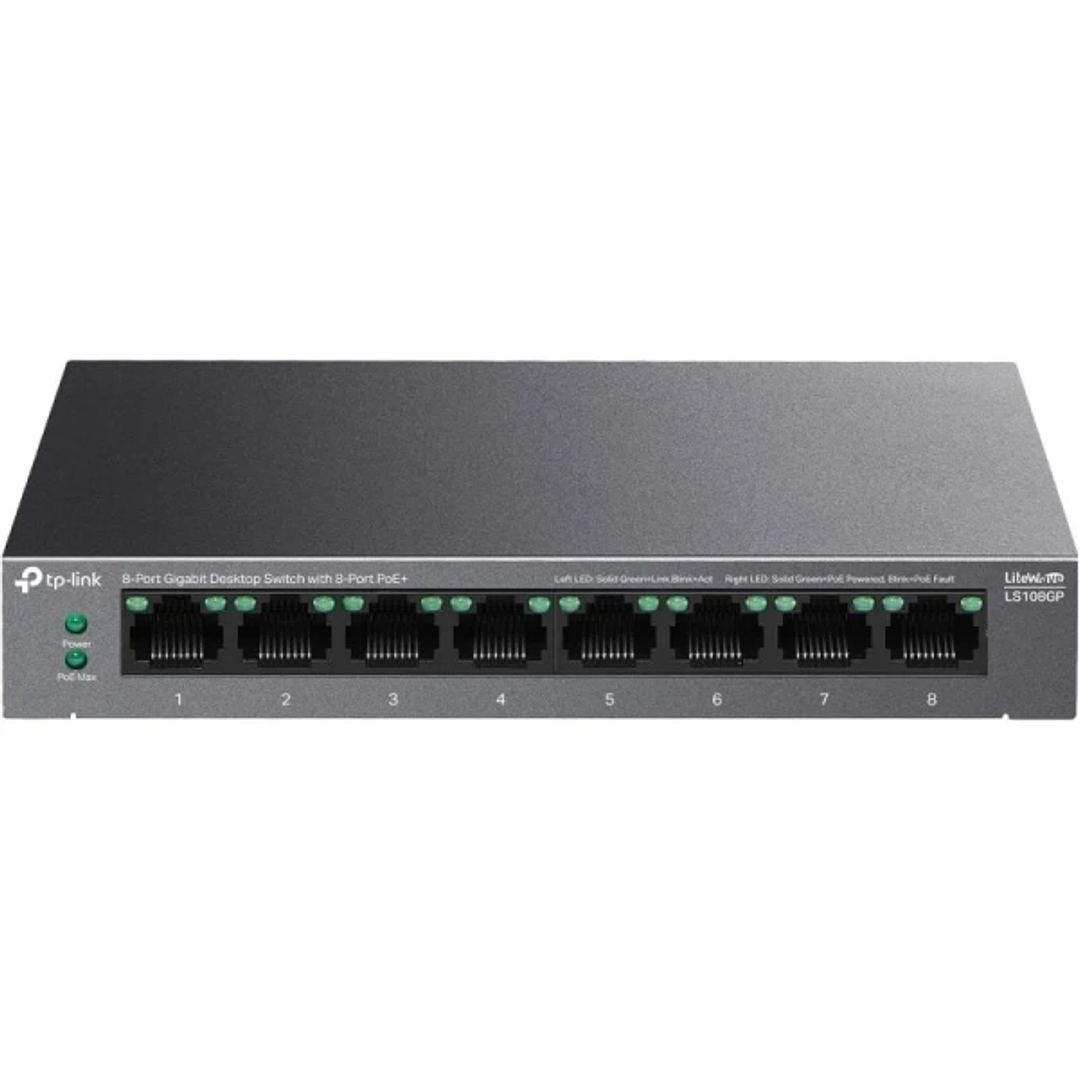 TP-Link TL-LS108GP Switch 8 Puertos 10/100/1000Mbps - POE 1