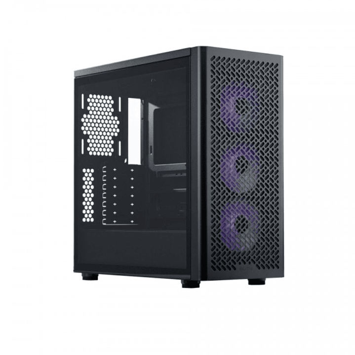 Cooler Master Elite 502 Caja Torre E-ATX - 3 Ventiladores 120mm RGB - Ventana Lateral - Gestion de Cables - Audio - 1xUSB-A - 1xUSB-C - 474x230x481mm  1