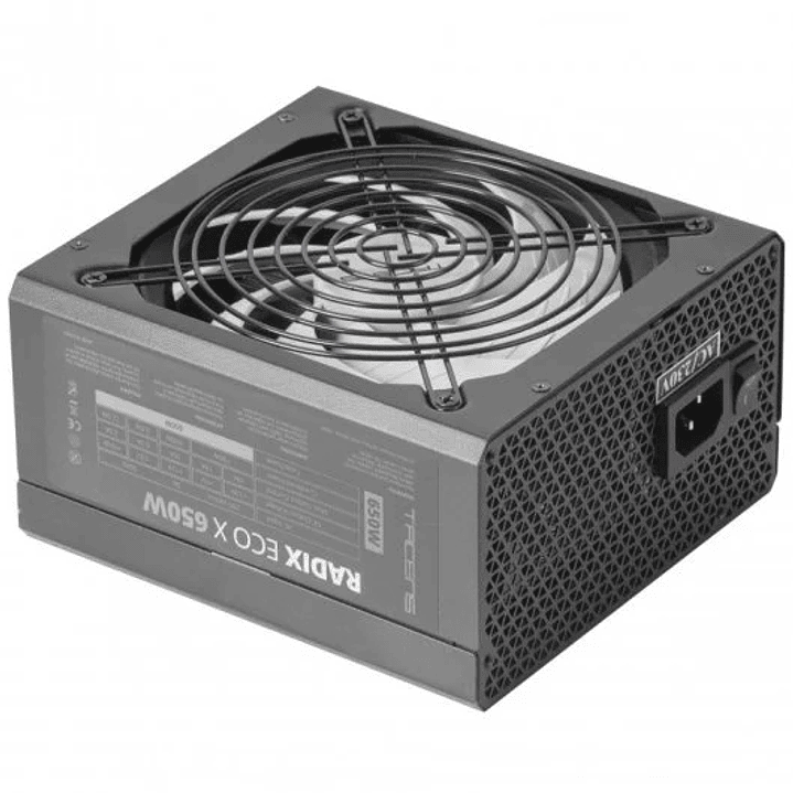 Tacens Radix ECO X 650 Fuente de Alimentacion 650W ATX - PFC Activo - Ventilador 140mm 1