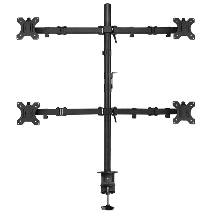 Ewent EW1514 Soporte de Mesa con Brazo Articulado para 4 Monitores de 10