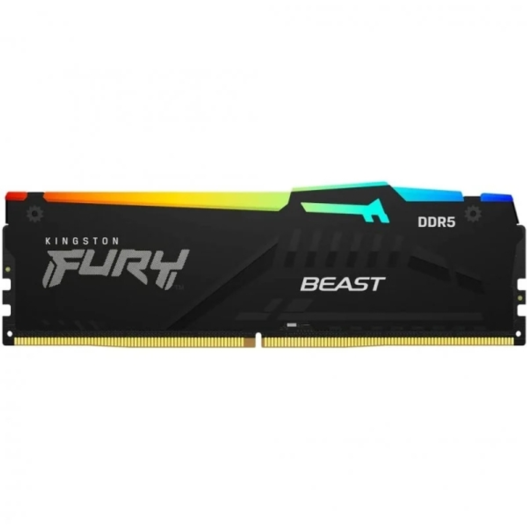 Kingston Fury Beast RGB Memoria RAM DDR5 5600MHz 8GB CL32 1