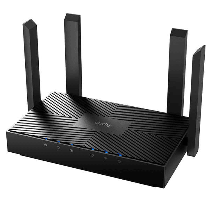 Cudy WR3000 Smart Router WiFi 6 AX3000 Doble Banda - 1x Puerto Wan 1000/100/10 Mbps y 3x Puertos Lan 1000/100/10 Mbps - 4 Antenas Externas 1