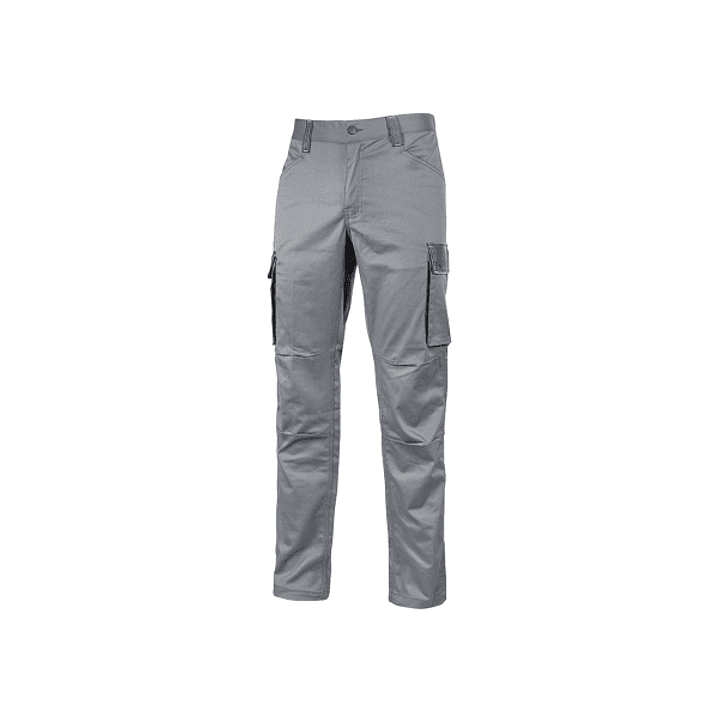 Upower Crazy Pantalones Cargo Stretch - Talla M - Bolsillos Multifuncionales, Refuerzo Poli-Oxford, Detalles Reflectantes, Cinturilla Elastica, Rodill 1