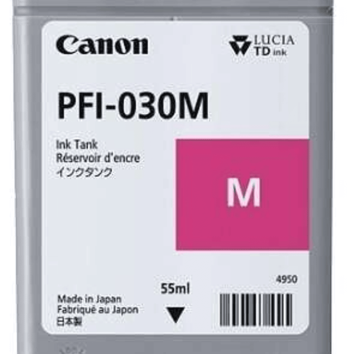 Canon PFI030 Magenta Cartucho de Tinta Original - 3491C001 1