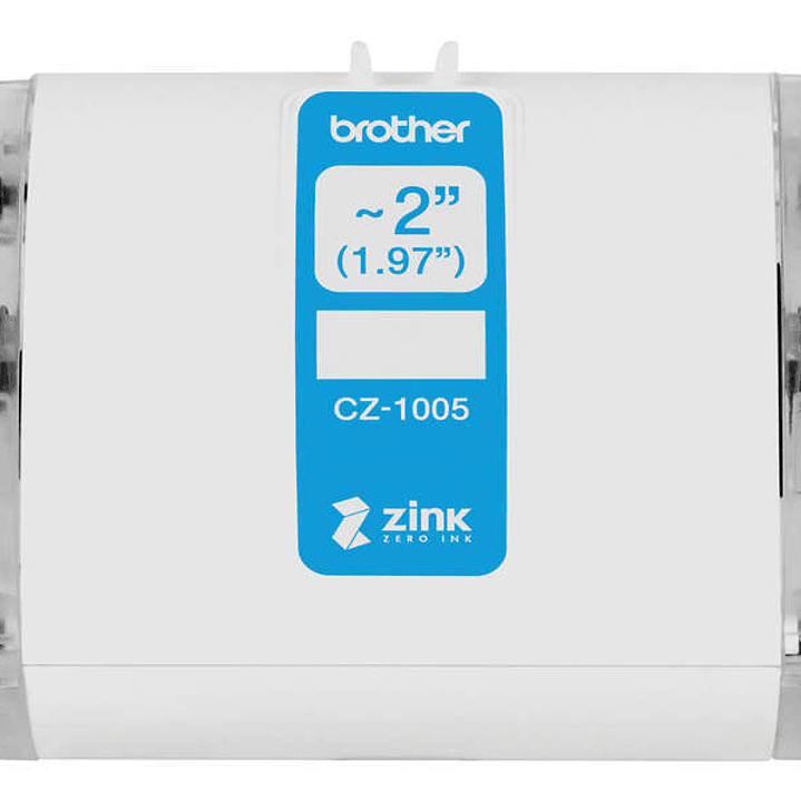 Brother CZ1005 Rollo de Etiquetas Originales de Tamaño Personalizado - Ancho 50mm x 5 metros - Zero Ink 1