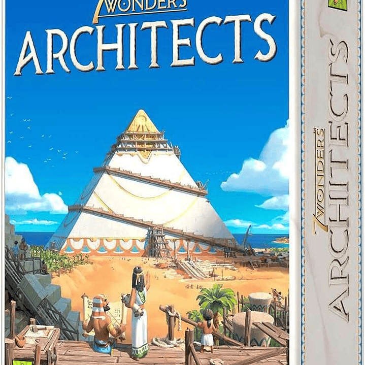 7 Wonders Architects Juego de Cartas - Tematica Historia - De 2 a 7 Jugadores - A partir de 8 Años - Duracion 25min. aprox. 1