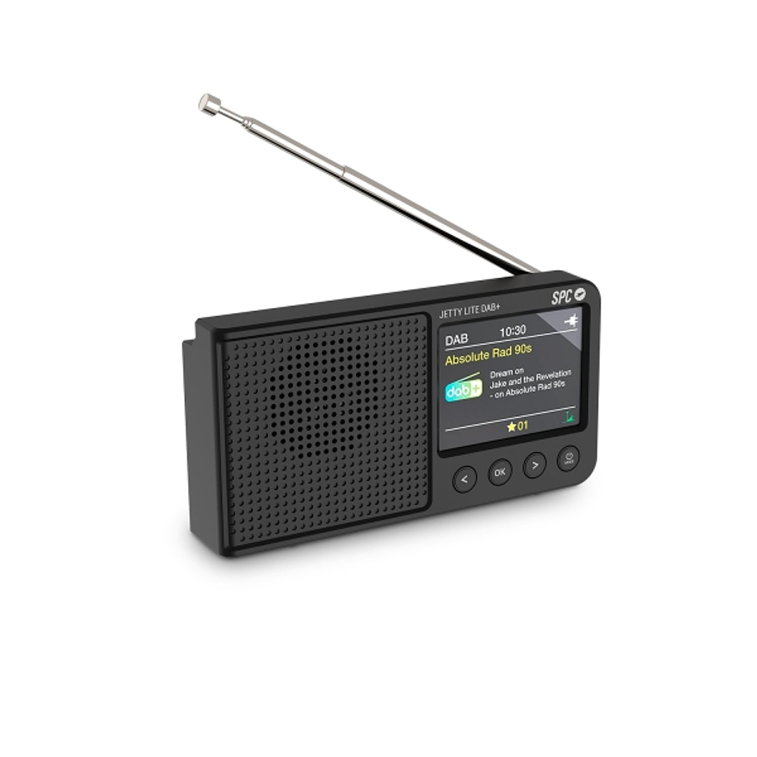 SPC Jetty Lite Radio Portatil Digital DAB+ - Pantalla TFT 2.4