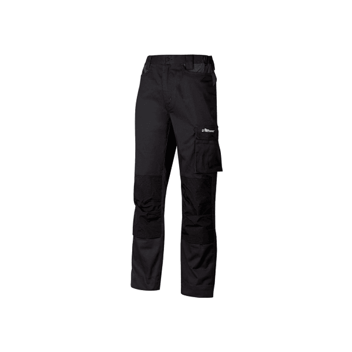 Upower Mallorca Pantalon de Trabajo Ergonomico - Talla 4XL - Algodon Elastico, Cintura Elastica, Multiples Bolsillos, Refuerzos Estrategicos, Cinta Re 1