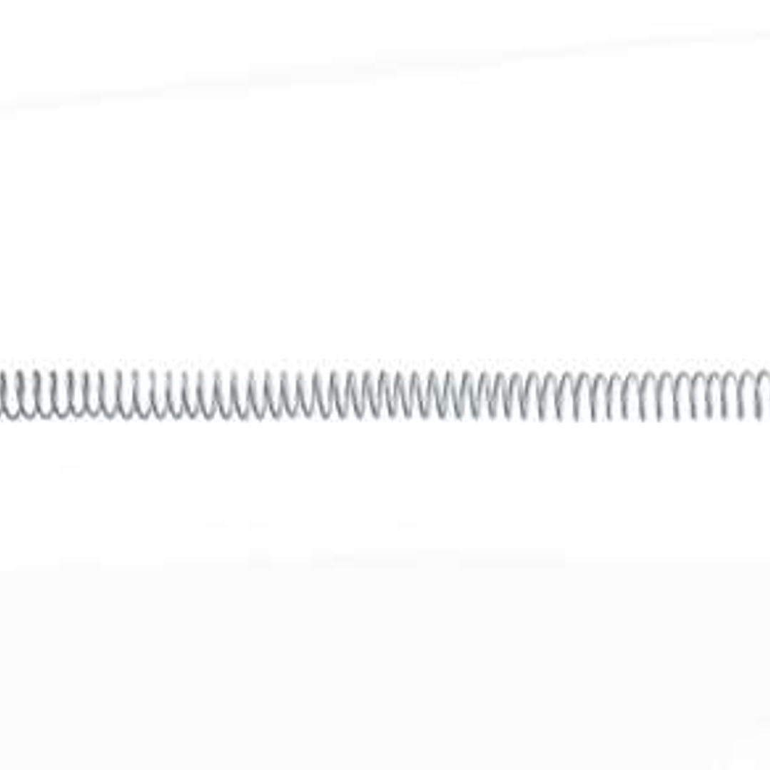 GBC Caja de 100 Espirales de Encuadernacion Metalicos 5:1 de 20mm - Color Negro 1