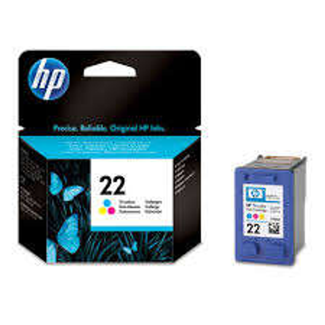 HP 22 Color Cartucho de Tinta Original - C9352AE 1
