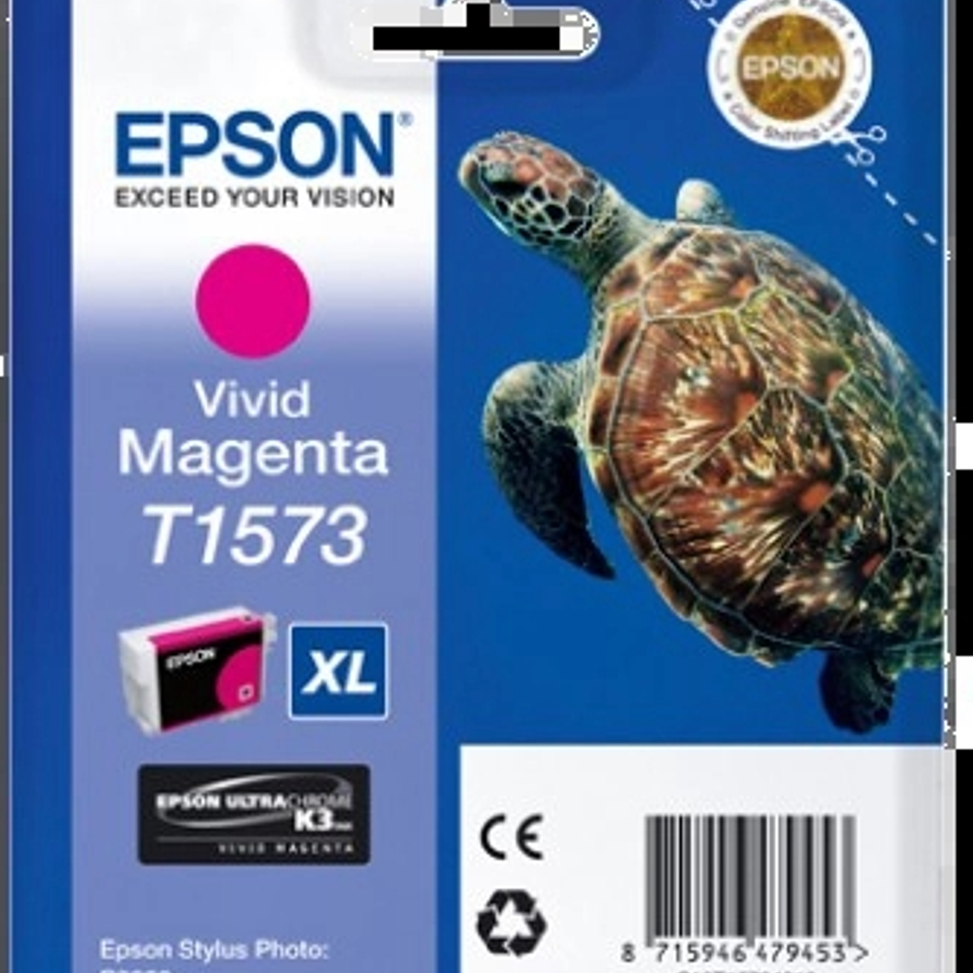 Epson T1573 Magenta Cartucho de Tinta Original - C13T15734010 1