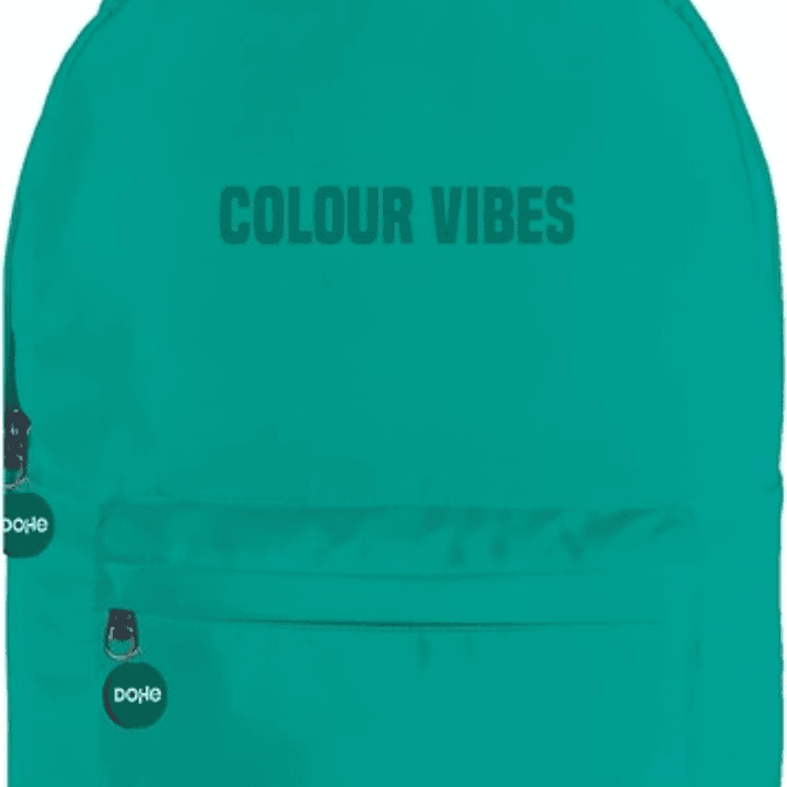 Dohe Daypack Colour Vibes Mochila Escolar - Varios Compartimentos - Asa Superior - Tirantes Acolchados y Ajustables - Fabricada en Poliester - Color V 1