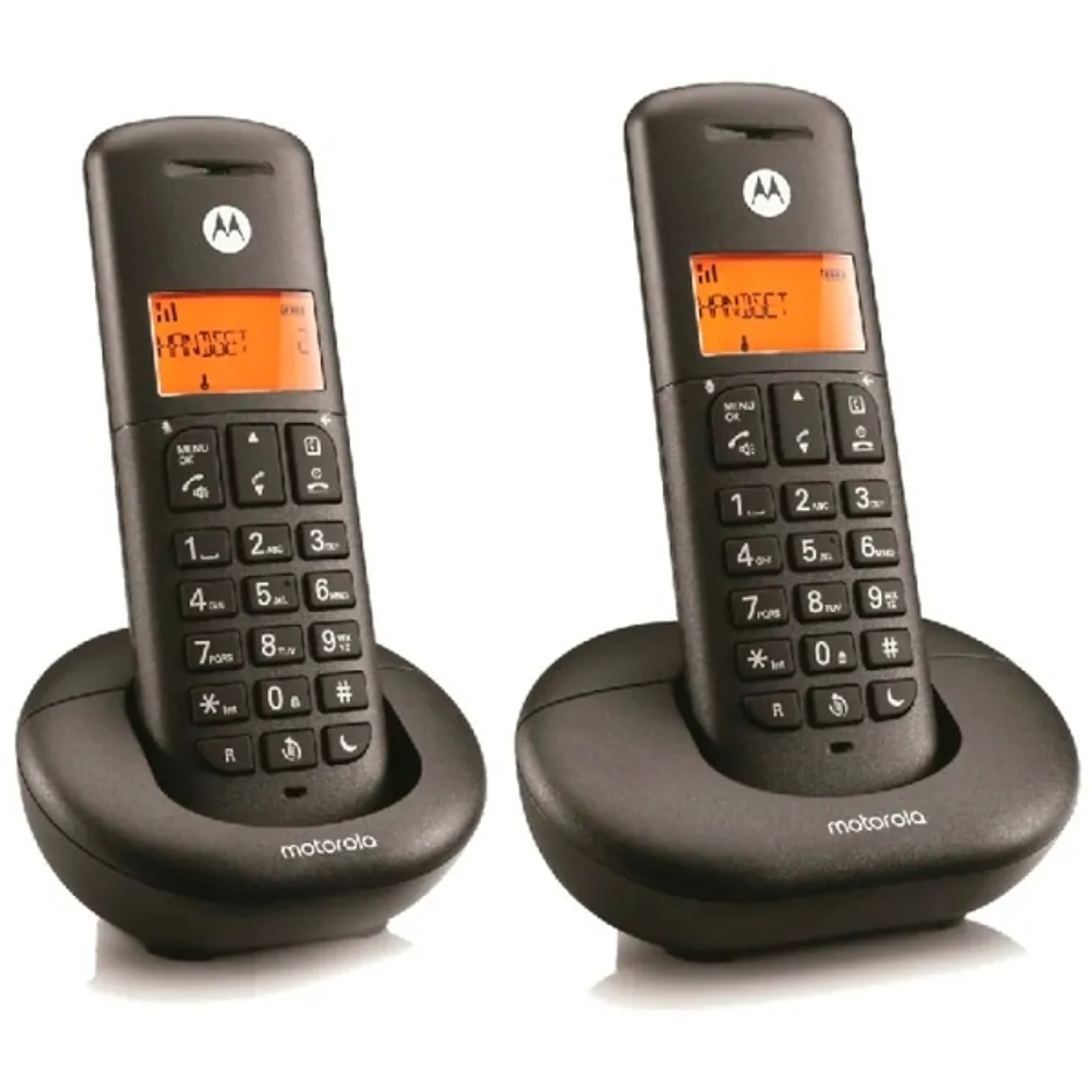 Motorola E202 Telefono Inalambrico Dect + 1 Supletorio - Identificador de Llamada - Manos Libres 1
