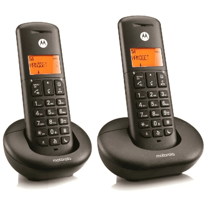 Motorola E202 Telefono Inalambrico Dect + 1 Supletorio - Identificador de Llamada - Manos Libres 1