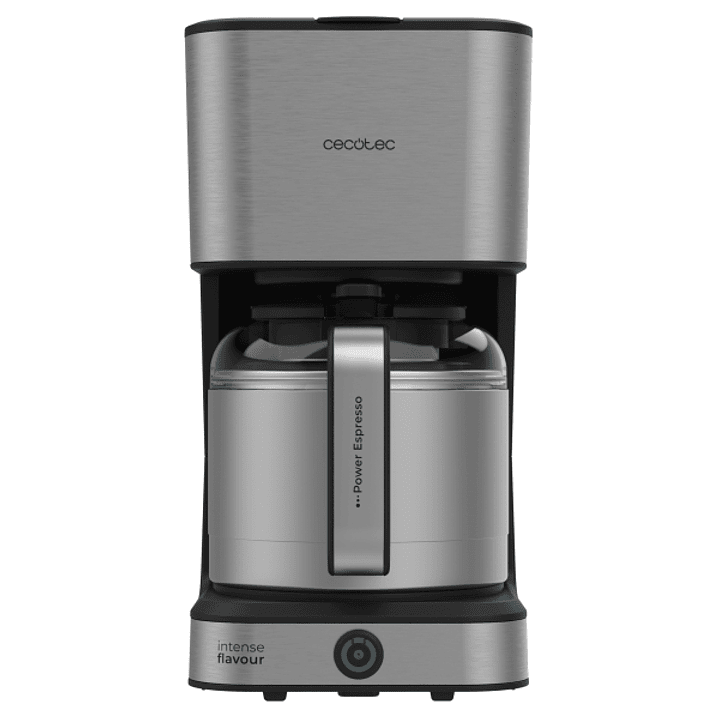 Cecotec Coffee 66 Drop and Thermo Cafetera de Goteo para 10 Tazas - 950W - Capacidad 1.2L - Termostato - Termo de Acero Inoxidable - Sistema Antigoteo 1
