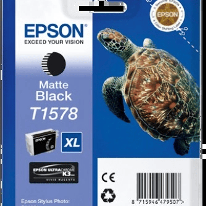 Epson T1578 Negro Mate Cartucho de Tinta Original - C13T15784010 1