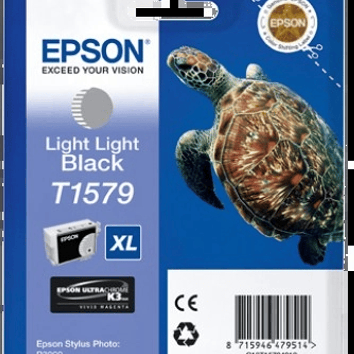 Epson T1579 Negro Light Light Cartucho de Tinta Original - C13T15794010 1