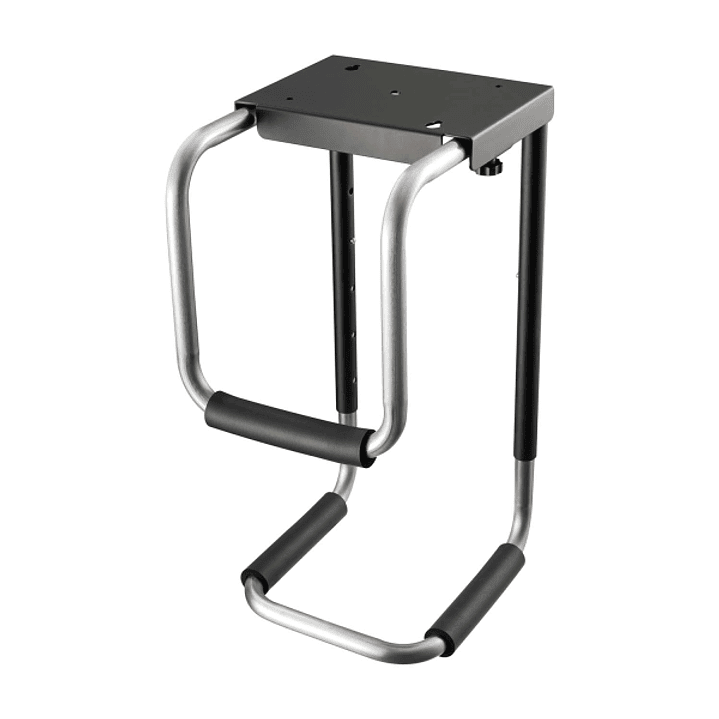 Aisens Soporte Altura Personalizable para CPU por Debajo de Escritorio - Color Negro/Plata 1