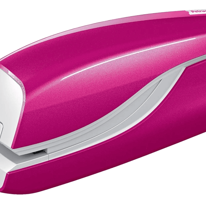 Petrus WOW E-310 Contactless Grapadora Electrica - Hasta 10 Hojas - Grapado Cerrado - Utiliza Grapas Petrus Nº10 - Color Fucsia Metalizado 1