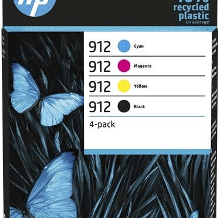 HP 912 Pack de 4 Cartuchos de Tinta Originales - 6ZC74AE 1