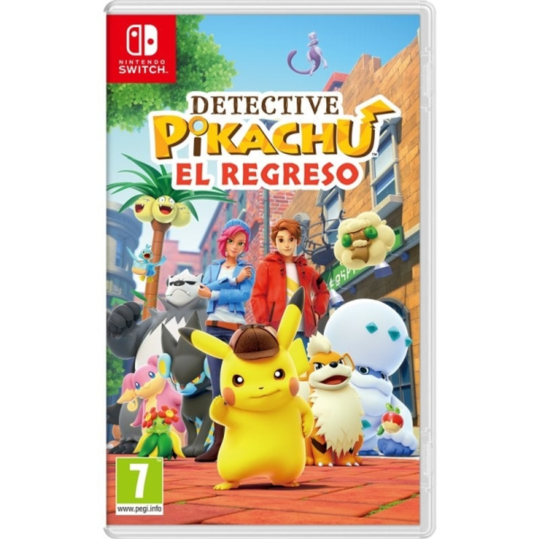 Nintendo Videojuego Detective Pikachu: el Regreso para Consola Nintendo Switch - Genero Aventura Narrativa/Misterio - PEGI 7 1