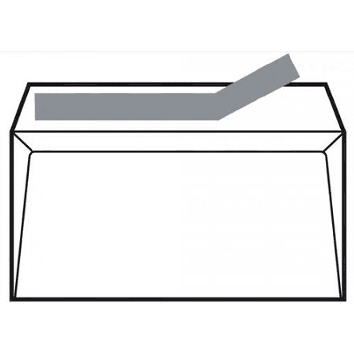 Sam Pack de 250 Sobres de Papel Offset 100grs - Medidas 260x360mm - Autoadhesivo con Tira de Silicona - Color Blanco 1