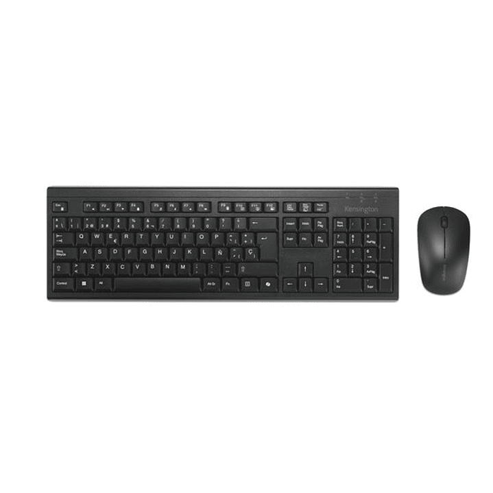 Kensington Kit de Teclado Inalambrico y Raton Inalambrico Bluetooth, USB 2.4GHz - Recargables - Teclado con Tecla Copilot - Indicadores LED -  Color N 1