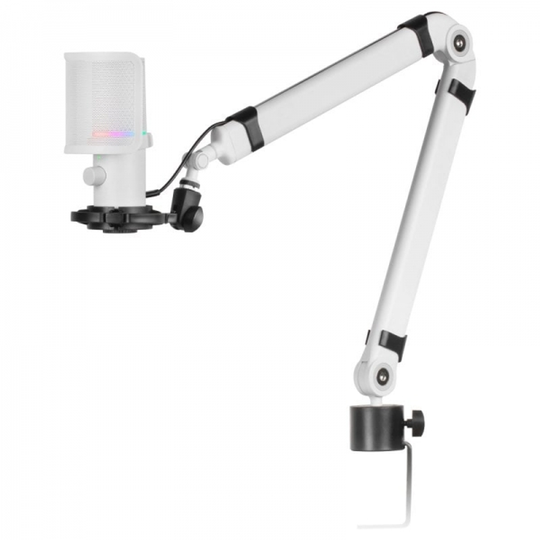 Mars Gaming MMIC-XT Microfono de Estudio - Sonido Claro - Reduccion de Ruido - Modo Mute LED - Ajuste de Ganancia - Iluminacion ARGB - Materiales Dura 1