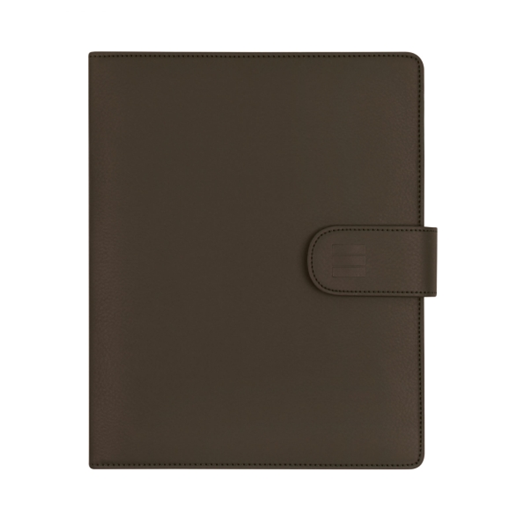 Finocam Open Troya Agenda Organizador - Anual 2026 - Formato 1000 - 205x43x249mm - Semana Vista en Vertical - Color Marron 1
