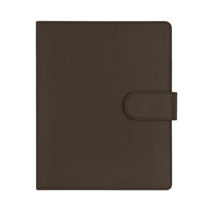 Finocam Open Troya Agenda Organizador - Anual 2026 - Formato 1000 - 205x43x249mm - Semana Vista en Vertical - Color Marron 1