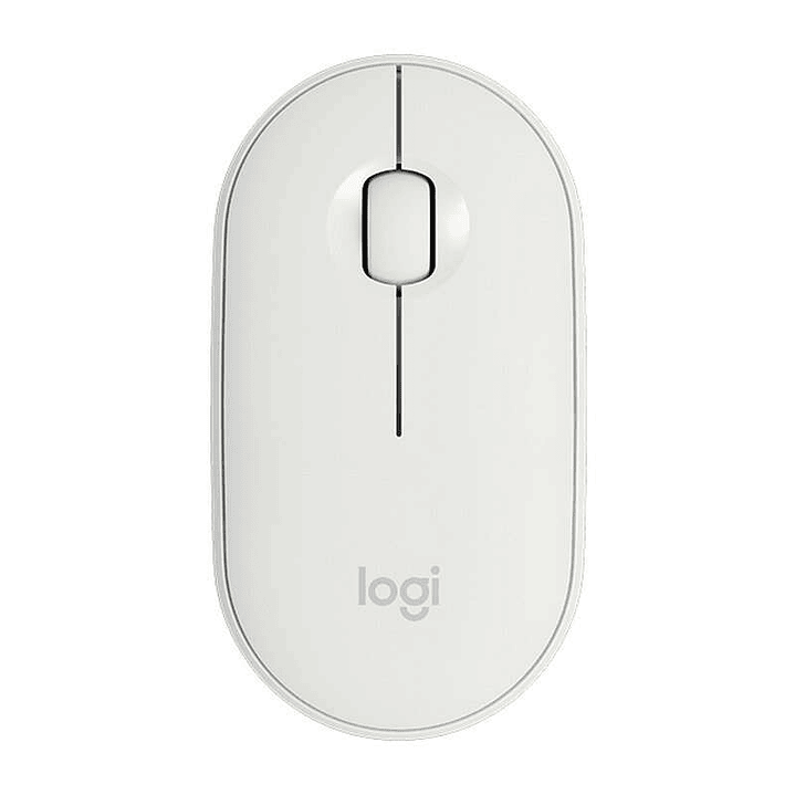Logitech Pebble M350 Raton Inalambrico USB 1000dpi - 3 Botones - Uso Ambidiestro - Color Blanco 1