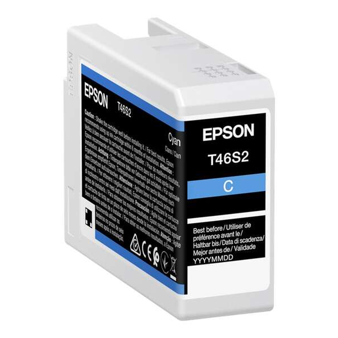 Epson T46S2 Cyan Cartucho de Tinta Original - C13T46S200 1