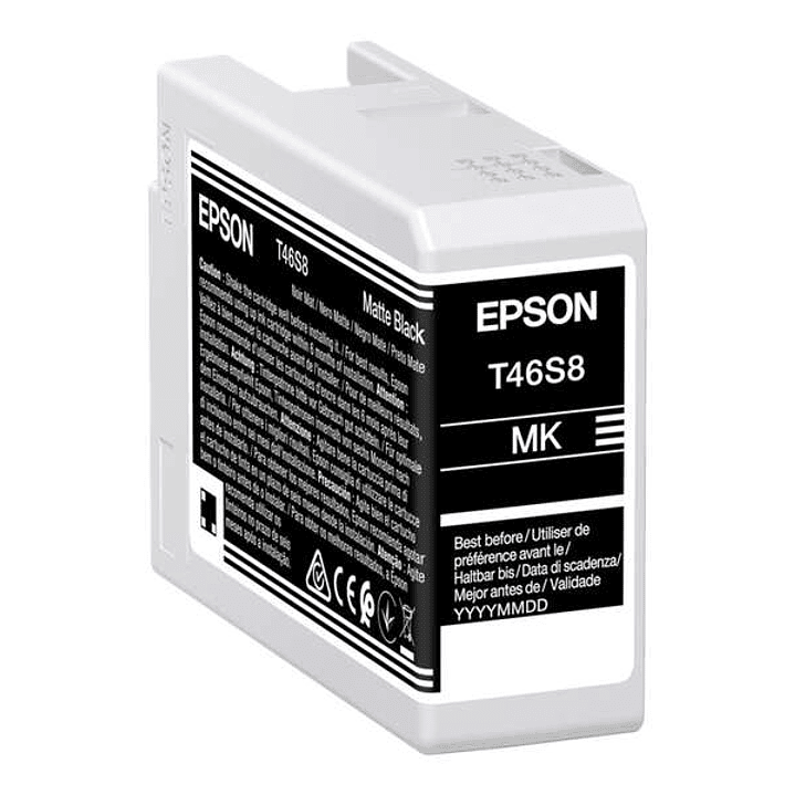 Epson T46S8 Negro Mate Cartucho de Tinta Original - C13T46S800 1