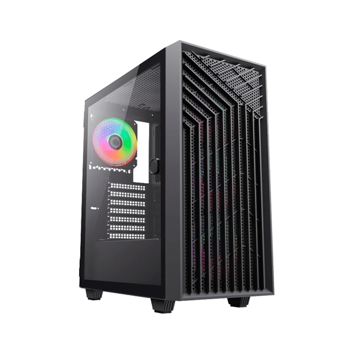 Coolbox GA300 GridLine Caja Torre ATX, Micro ATX, Mini-ITX - Lateral Cristal Templado - Tamaño HDD 2.5