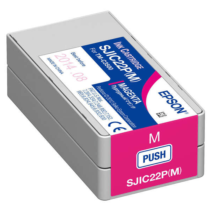 Epson SJIC22P Magenta Cartucho de Tinta Original - C33S020603/SJIC22P(M) 1
