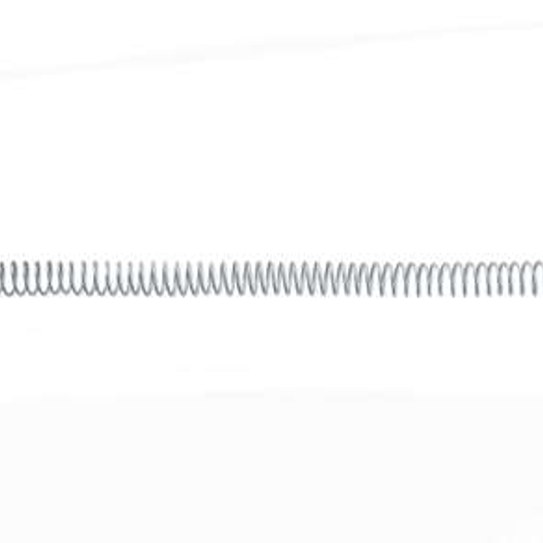 GBC Caja de 100 Espirales de Encuadernacion Metalicos 5:1 de 22mm - Color Negro 1