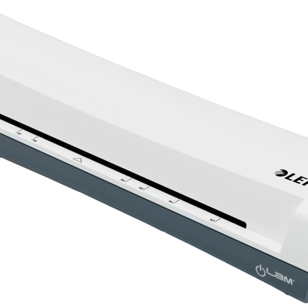 Leitz iLAM Home A3 Plastificadora - Hasta Tamaño A3 - Velocidad 300mm/min - Calentamiento en 3 Minutos - Grueso Bolsa 75 y 125mic - Incluye Paquete de 1